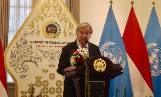 “A Indonésia é um pilar do multilateralismo”, afirma Guterres em visita